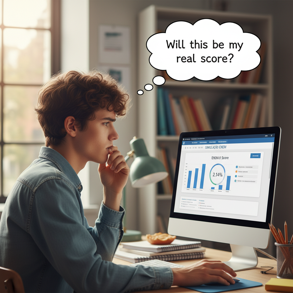 A Prova do Futuro: Seu Score no Simulado ENEM Reflete a Realidade?