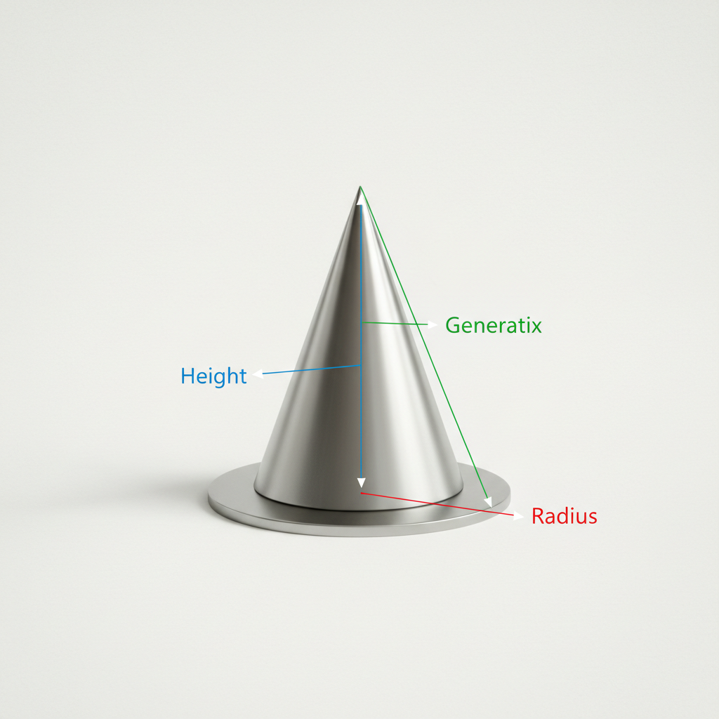 Geometria Espacial no ITA: Desvendando a Relação entre Altura, Raio e Geratriz em Cones