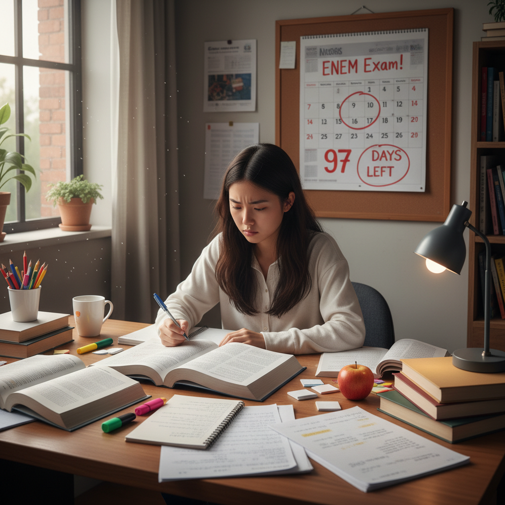 Como estudar para o ENEM faltando menos de 100 dias